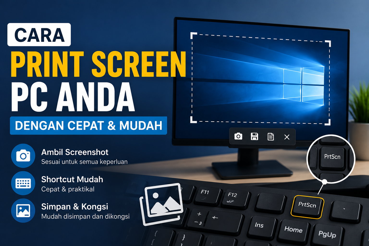Cara Print Screen PC Anda Dengan Cepat & Mudah cara print screen pc