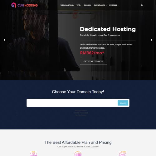 cunhost web hosting malaysia