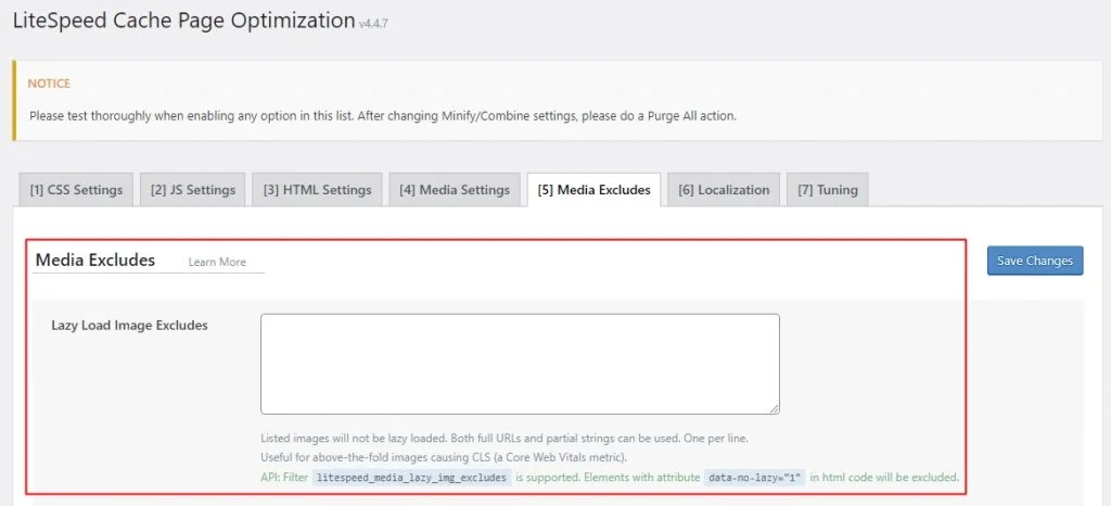 Page-Optimization-MediaExclude-1024x466 Cara Lajukan Website WordPress Dibawah 2 Saat
