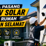 Cara Pasang CCTV Solar Luar Rumah Dengan Selamat Cara pasang CCTV solar luar rumah