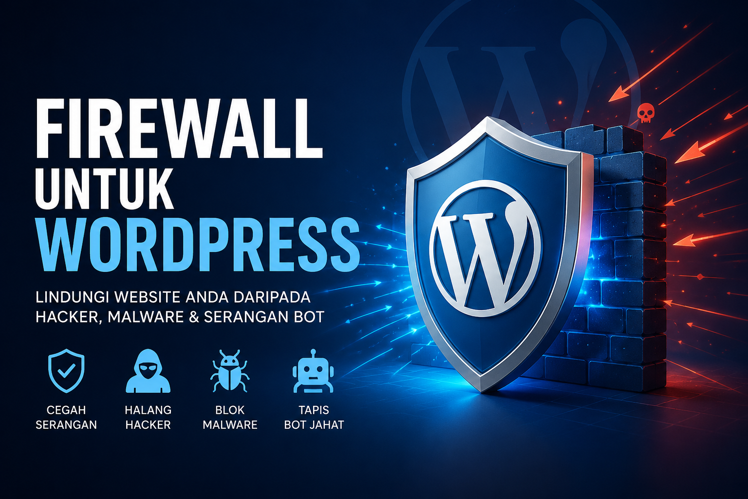 Firewall Untuk WordPress: Cara Lindungi Website Daripada Hacker, Malware dan Serangan Bot Firewall Untuk WordPress