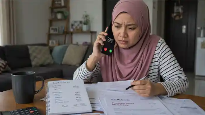 AEON debt collector simpan bukti komunikasi dan dokumen kewangan di Malaysia