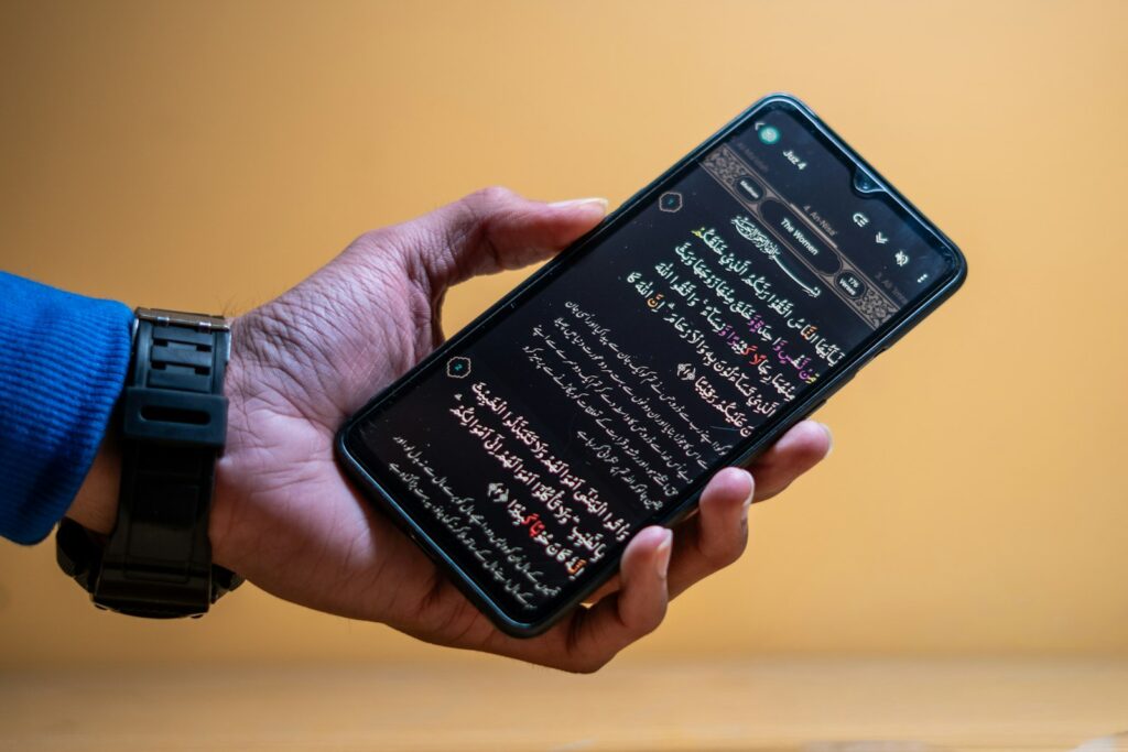 Aplikasi waktu solat Android pada telefon pintar