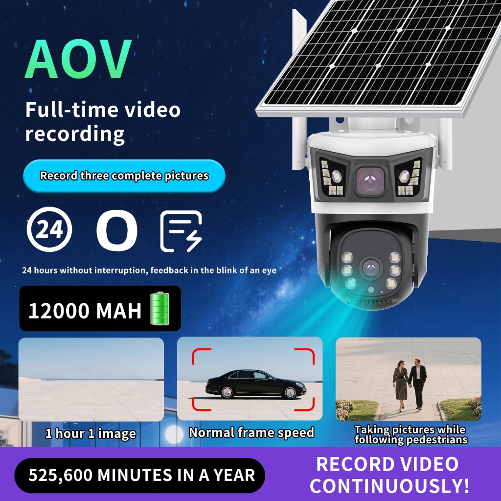 HiEasy AOV01 4G Solar CCTV Malaysia