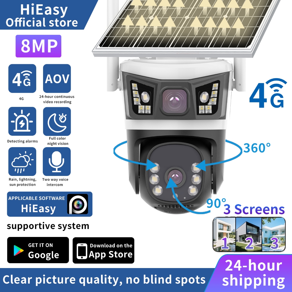 HiEasy AOV03 4G Solar CCTV Malaysia